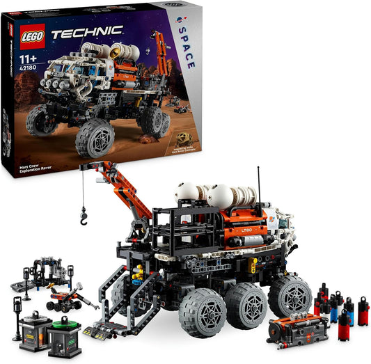 LEGO Technic Mars Exploration Rover, Space Toy, Based on NASA Spacecraft, Space Building Kit, Toy for Children, Gift for Boys & Girls from 11 Years 42180