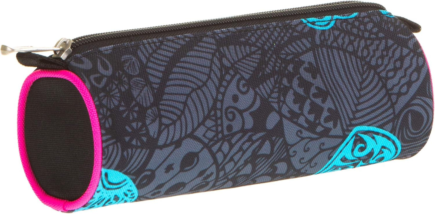 Seven Colorflower 21cm 0.5 Litre Pencil Case - Black