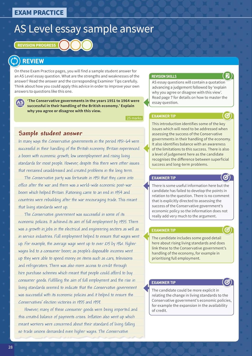 Oxford AQA History for A Level: The Making of Modern Britain 1951-2007 Revision Guide