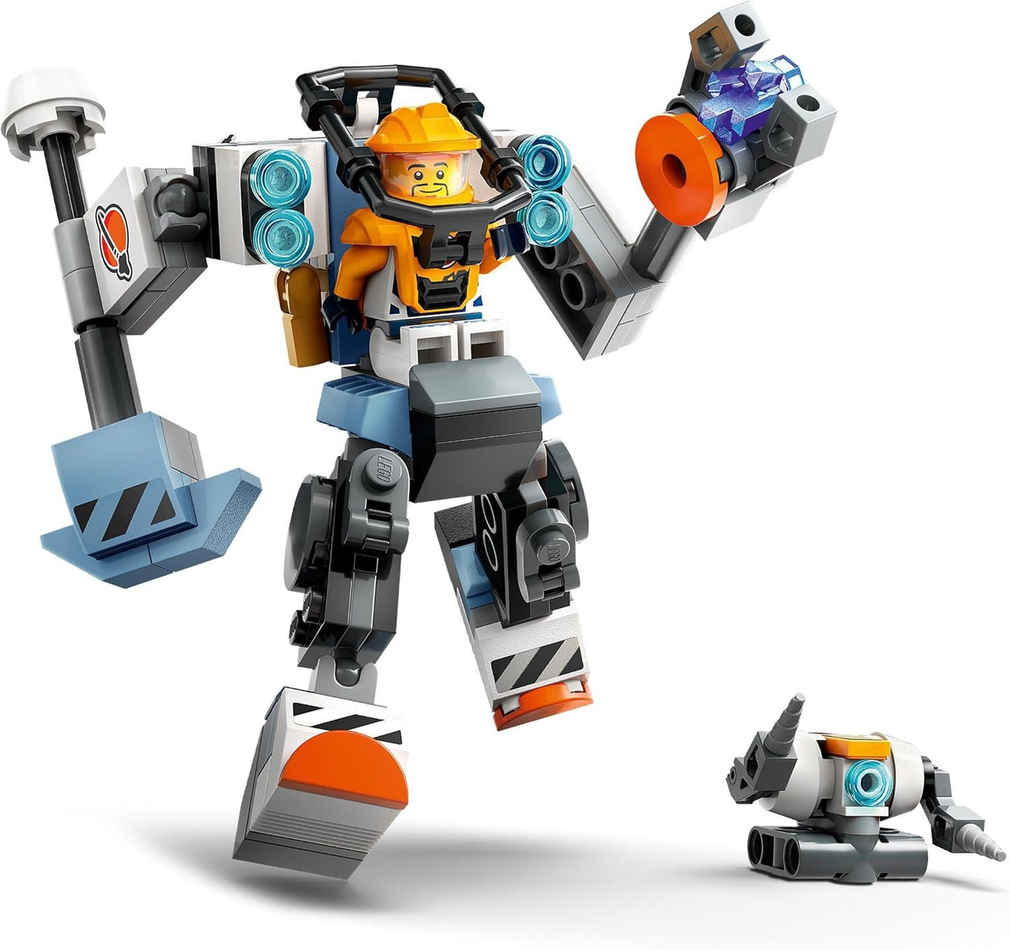 LEGO City Space Mech, Robot Construction Kit for Children from 6 Years, Set with Action Figure Toy and Pilot Figure, Gift for Boys and Girls 60428