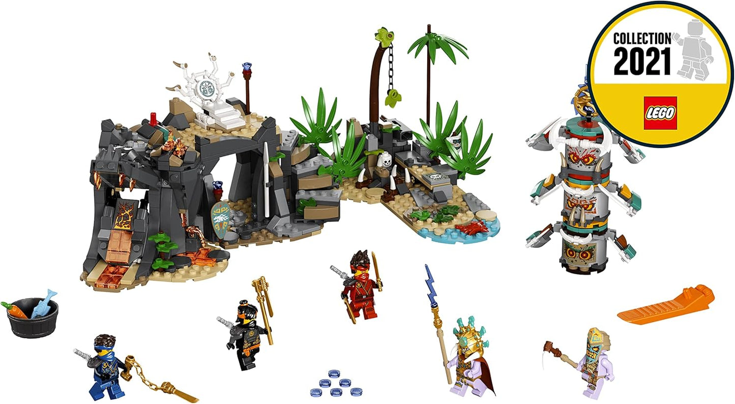 LEGO 71747 Ninjago The Village of the Guardians Construction Set, with Ninja Cole, Jay and Kai Mini Figures, Toy from 8 Years