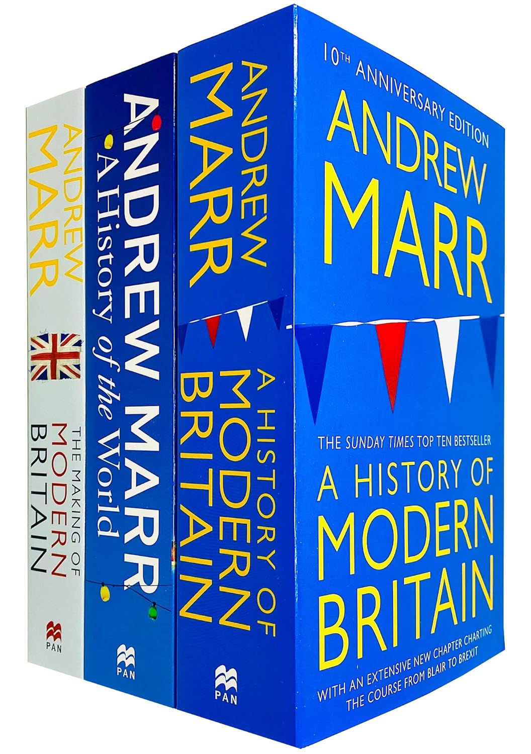 Andrew Marr Collection 3 Books Set (The Making of Modern Britain, A History of the World, A History of Modern Britain)