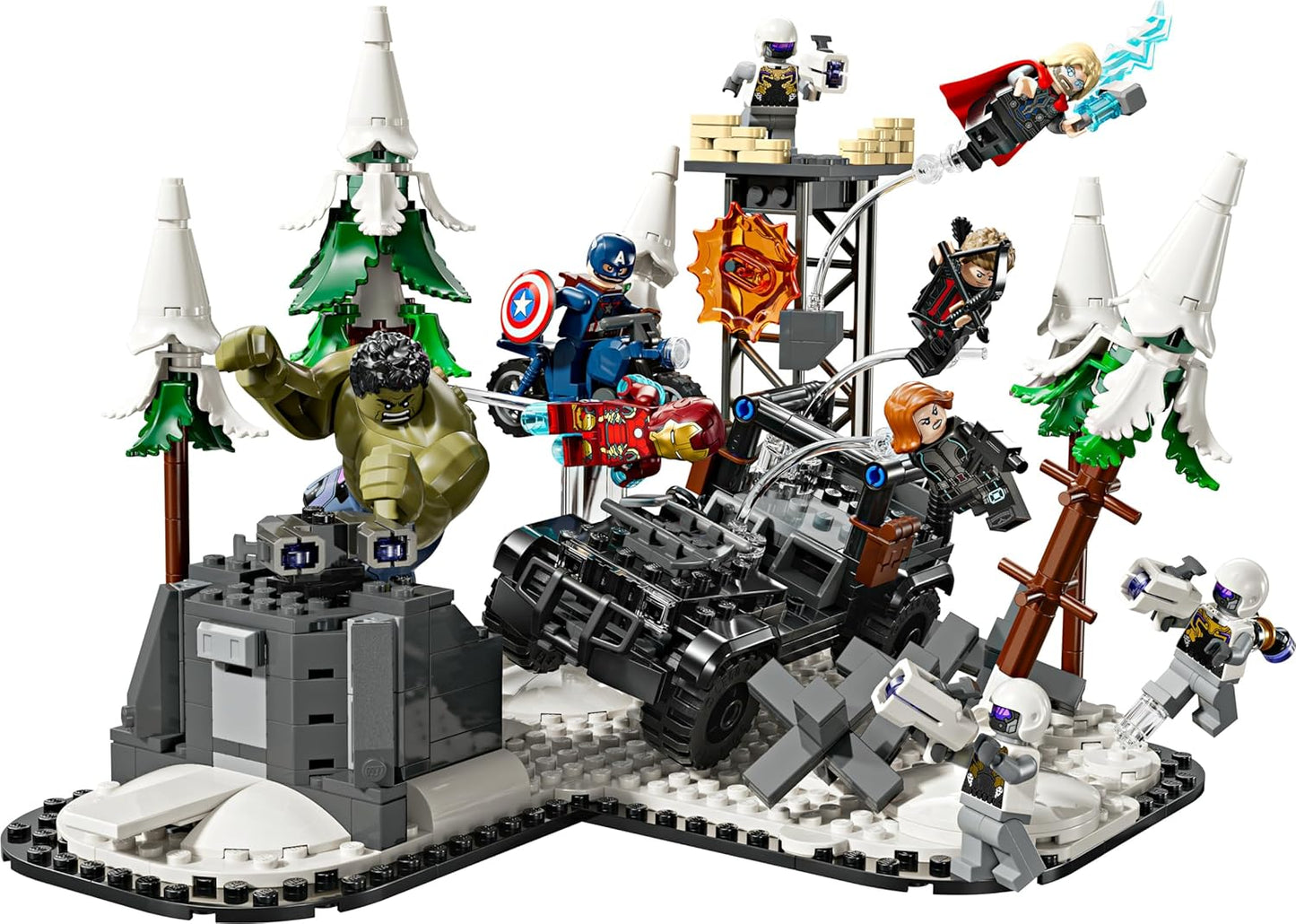 LEGO Marvel Avengers Assemble: Age of Ultron 76291 Building and Play Set with 8 Superhero Minifigures such as Thor, The Hulk and Iron Man, Building Toy for Boys and Girls, Adventure Set