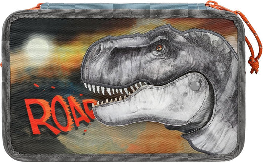 Depesche Roar 11756 Dino World 3-Compartment Pencil Case