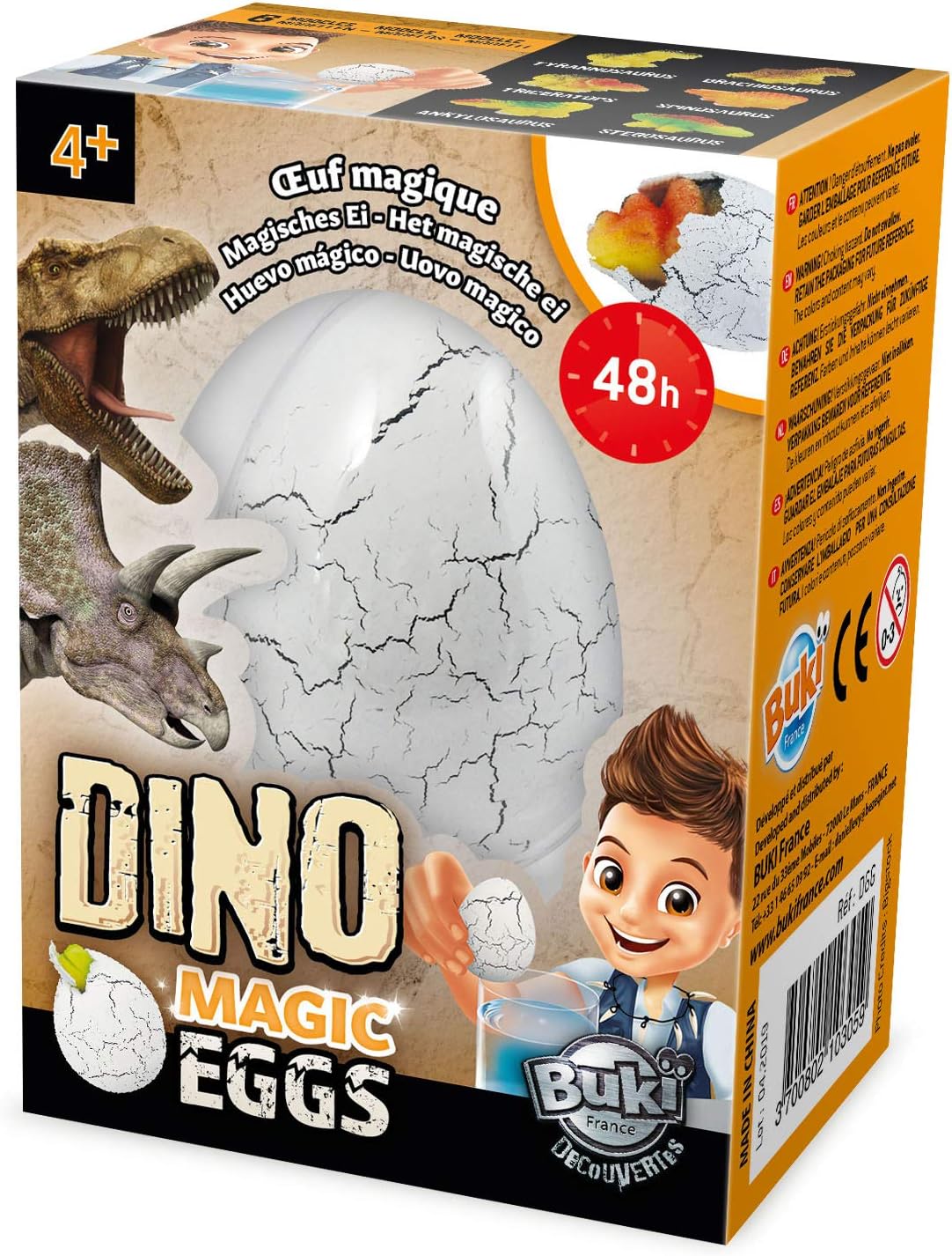 BUKI D6G Magic Dino Egg (Random Model)