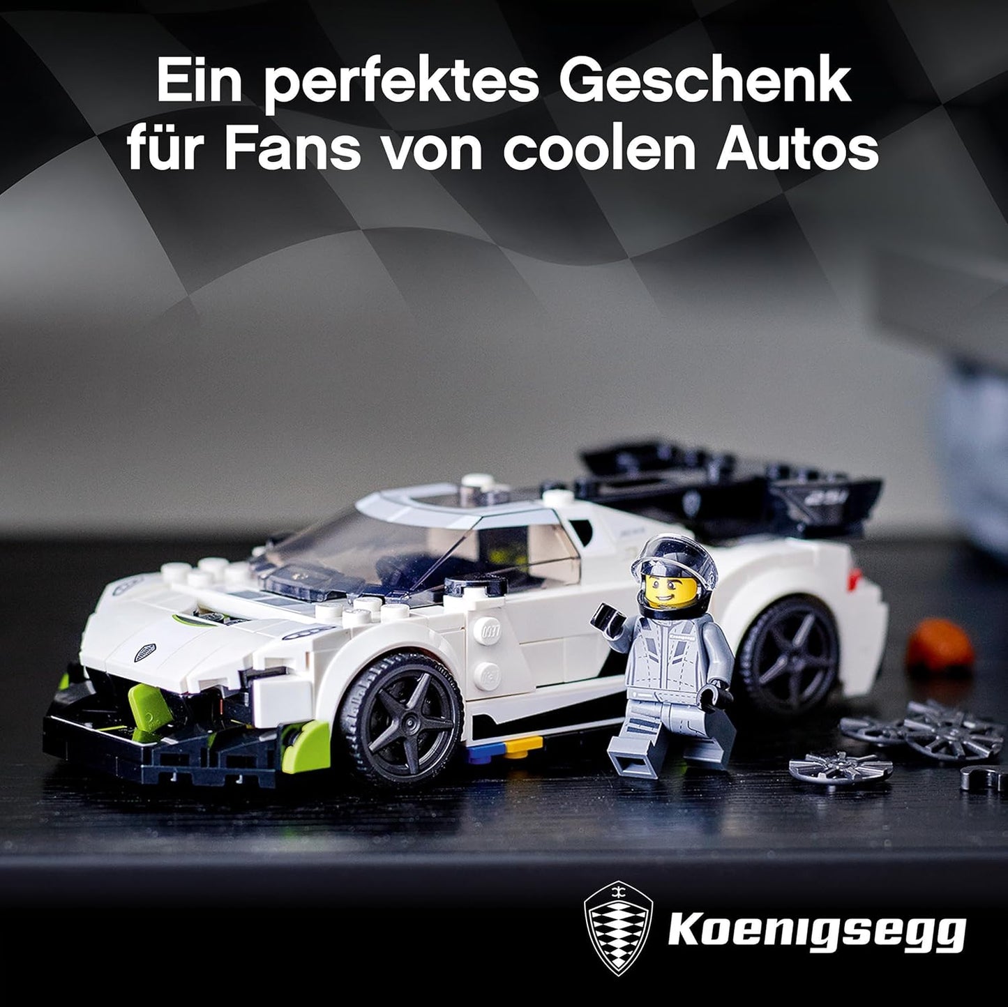 LEGO Speed Champions 76900 Koenigsegg Jesko Racing Car, Toy Car, Model Car to Build Yourself