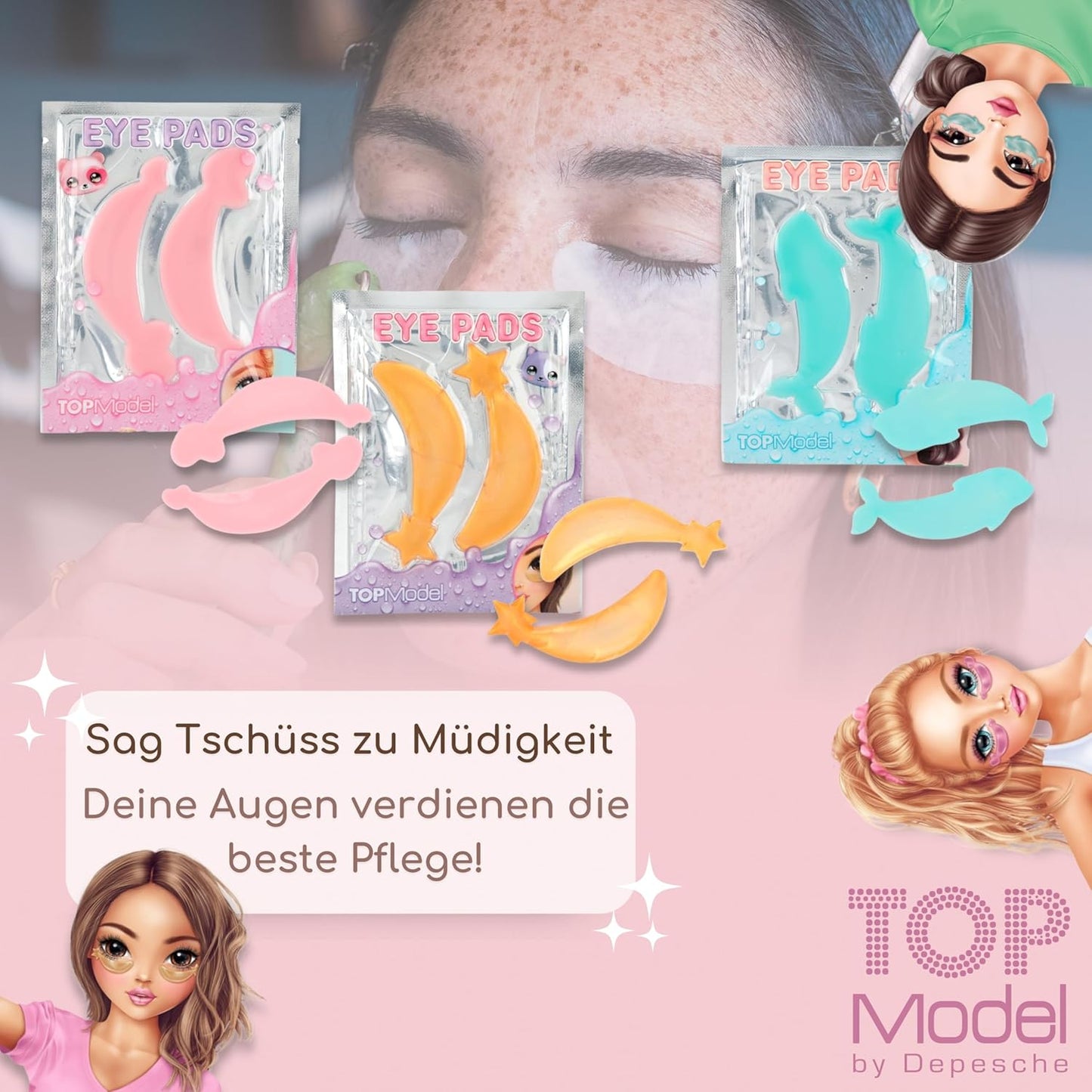 TOPModel Lip Pad Beauty and ME & TOPModel Eye Pads Beauty and ME - Pamper Your Lips and Eyes with Intensively Nourishing Products for a Fresh, Radiant Look and Pure Relaxation.