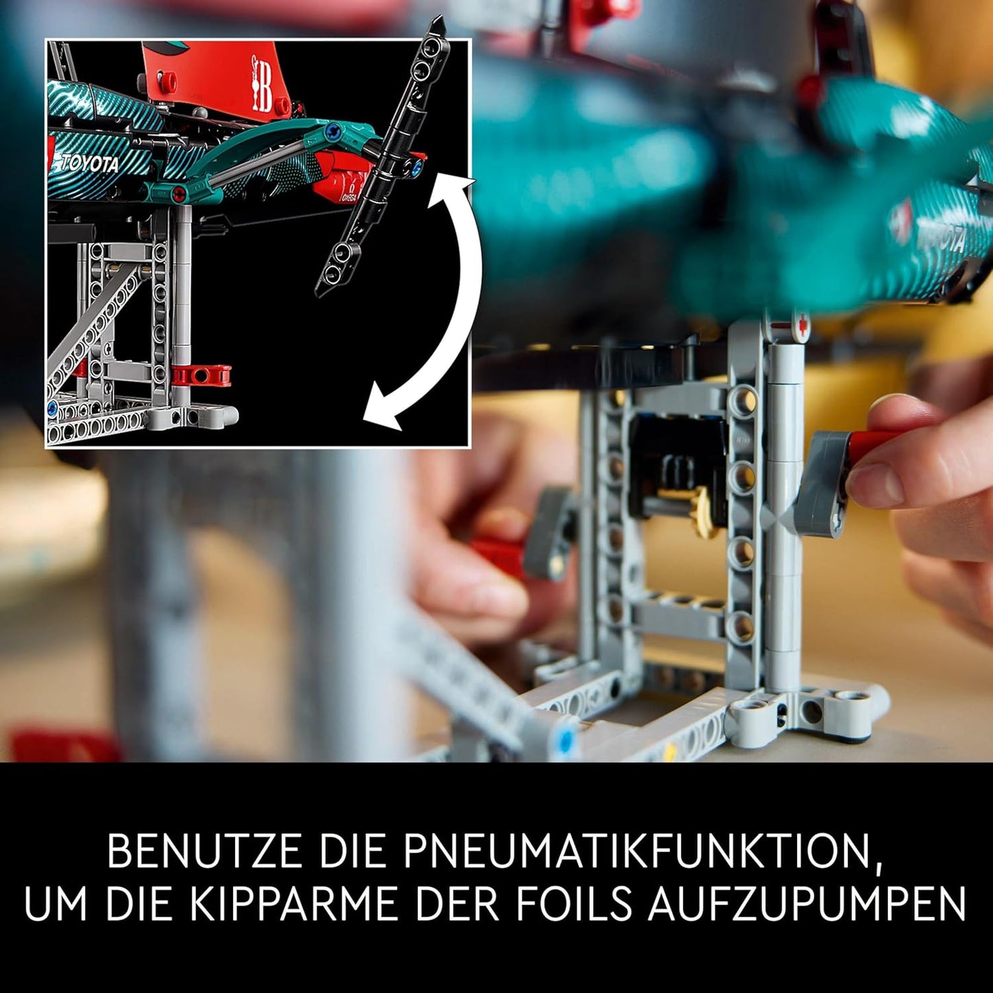 LEGO Technic Emirates Team New Zealand AC75 Rennjacht, Bauset mit Segelboot für Erwachsene, Geschenk für Männer und Frauen, kreative und entspannende Aktivität 42174