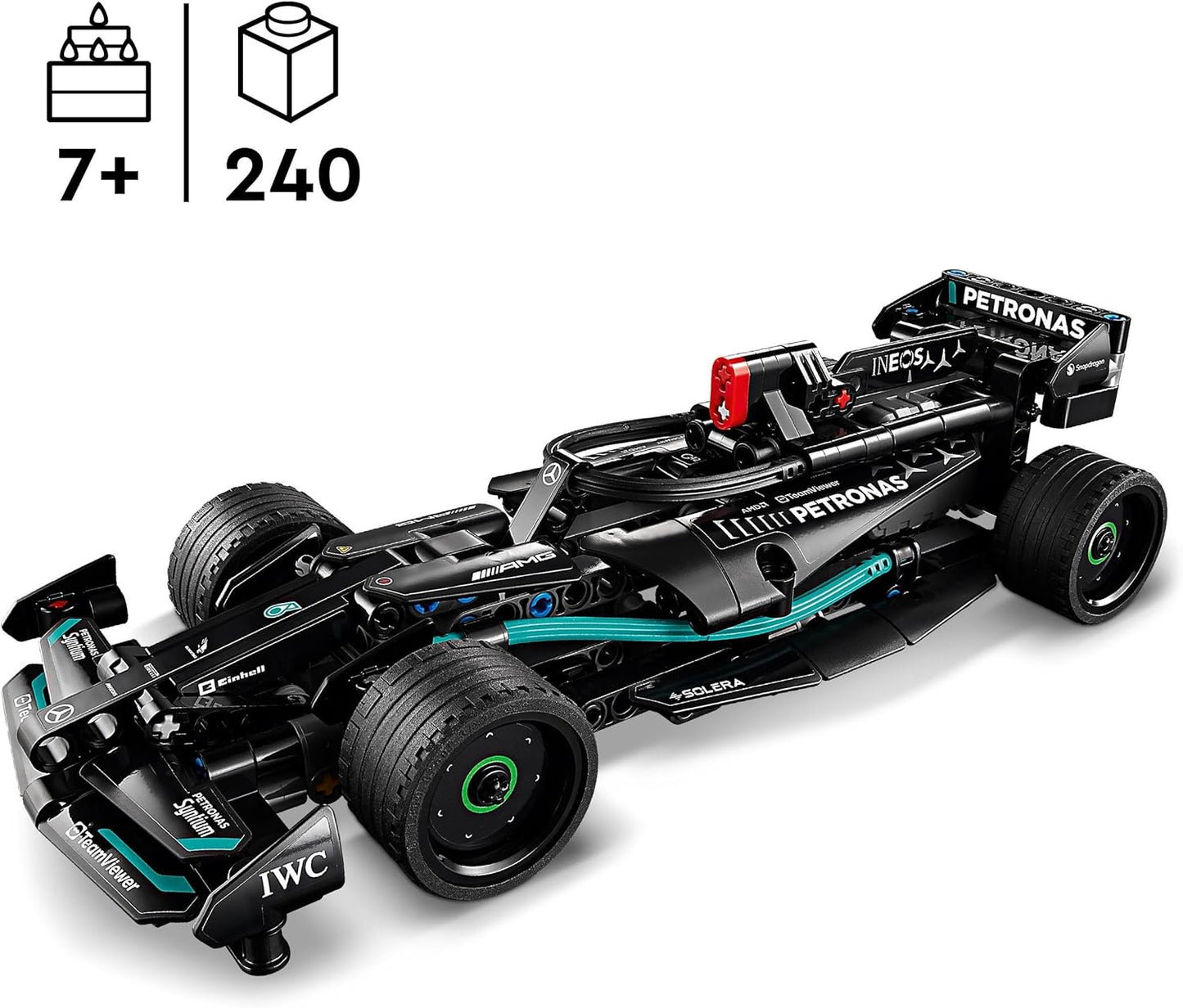 LEGO Technic Mercedes-AMG F1 W14 E Performance Race Car Toy for Children, Boys and Girls from 7 Years, Pull-Back Model Vehicle Set, Bedroom Decoration, Birthday Gift Idea 42165