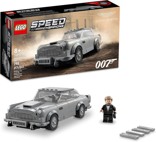 LEGO Speed Champions 007 Aston Martin DB5 76911 Building Toy Set Featuring James Bond Mini Figure, Car Model Kit for Kids and Teens, Expand Your Cool Collection, Great Gift for Boys and Girls Age 8+