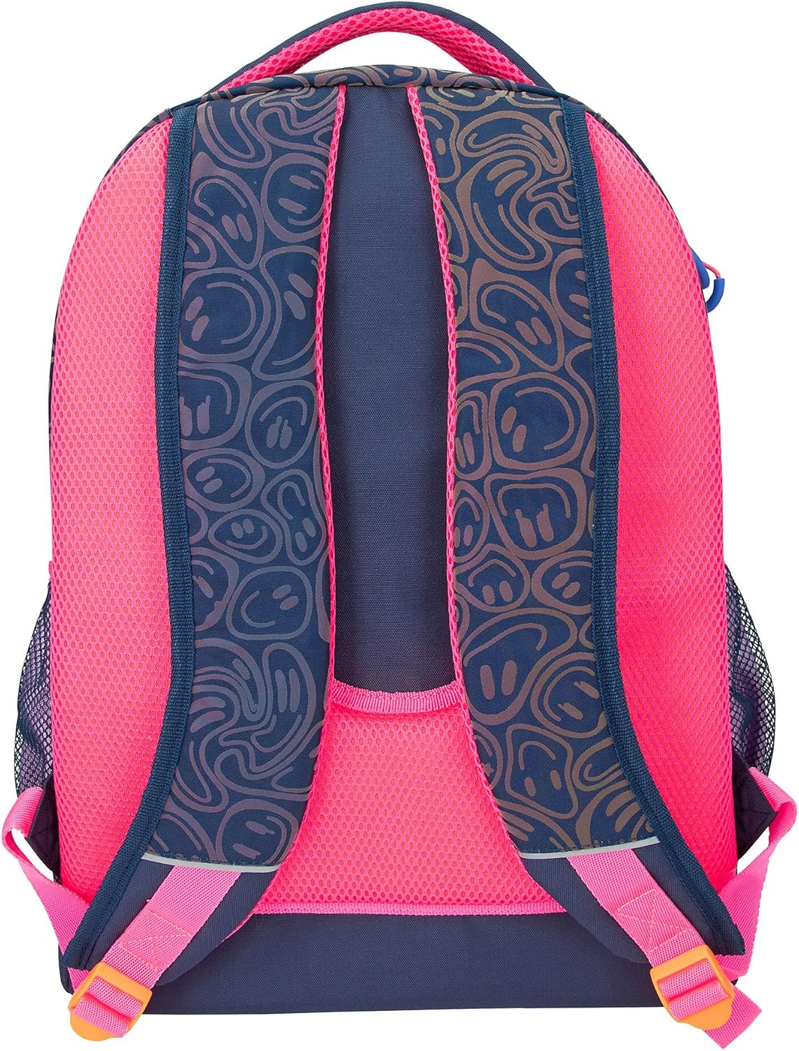 Depesche 12739 TOPModel Night Light School Backpack in Dark Blue with Model Motif, School Bag with Adjustable Straps and Pendant, multicoloured, Modern