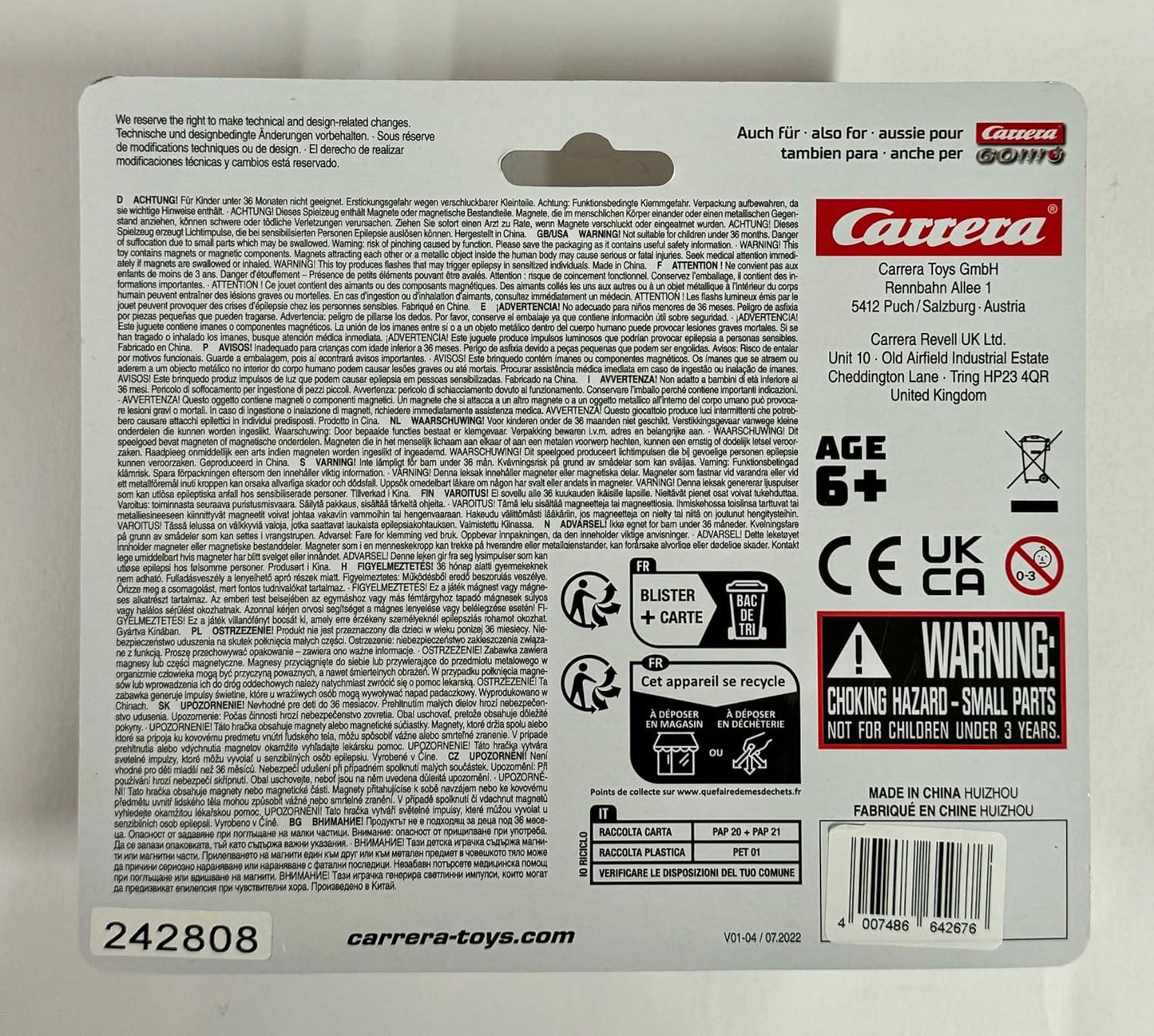 Carrera - 20064267 GO NASCAR Camaro ZL1 Hendrick Motorsports, Chase Elliott No.9 | Scale 1:43 Slot Car | Compatible with GO, GO Plus & Battery Operated | Authentic Details