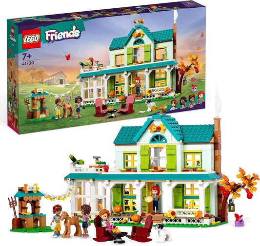 LEGO 41730 Friends Autumn’s House, Dollhouse with Animal Figures and Accessories, Mini Autumn Dolls, Mia and Pets, Toy for Girls and Boys from 7 Years, 2023 Characters