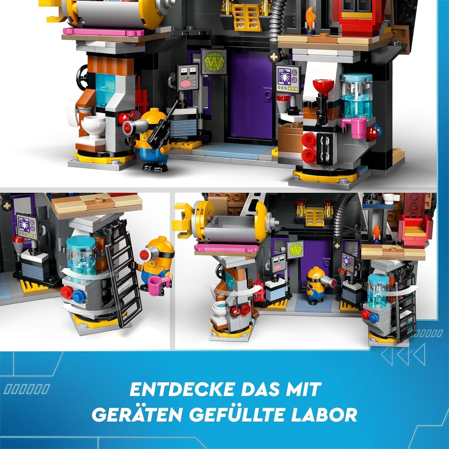 Lego Despicable Me 4, Minions' and Gru's Family Mansion, Movie Playset, Kids’ Toy, Gift for Boys and Girls Ages 8+, 75583