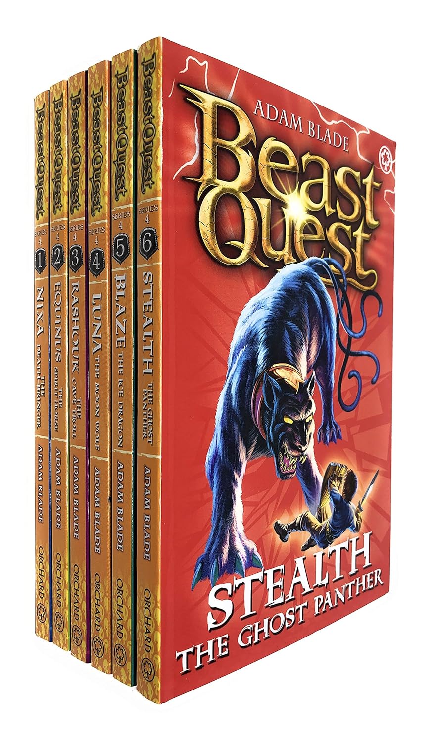 Beast Quest (Series 4) 6 Books Set Collection Adam Blade