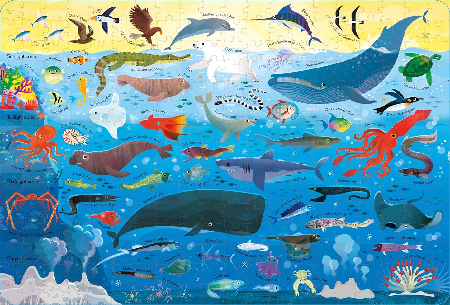 Usborne Book and Jigsaw Oceans