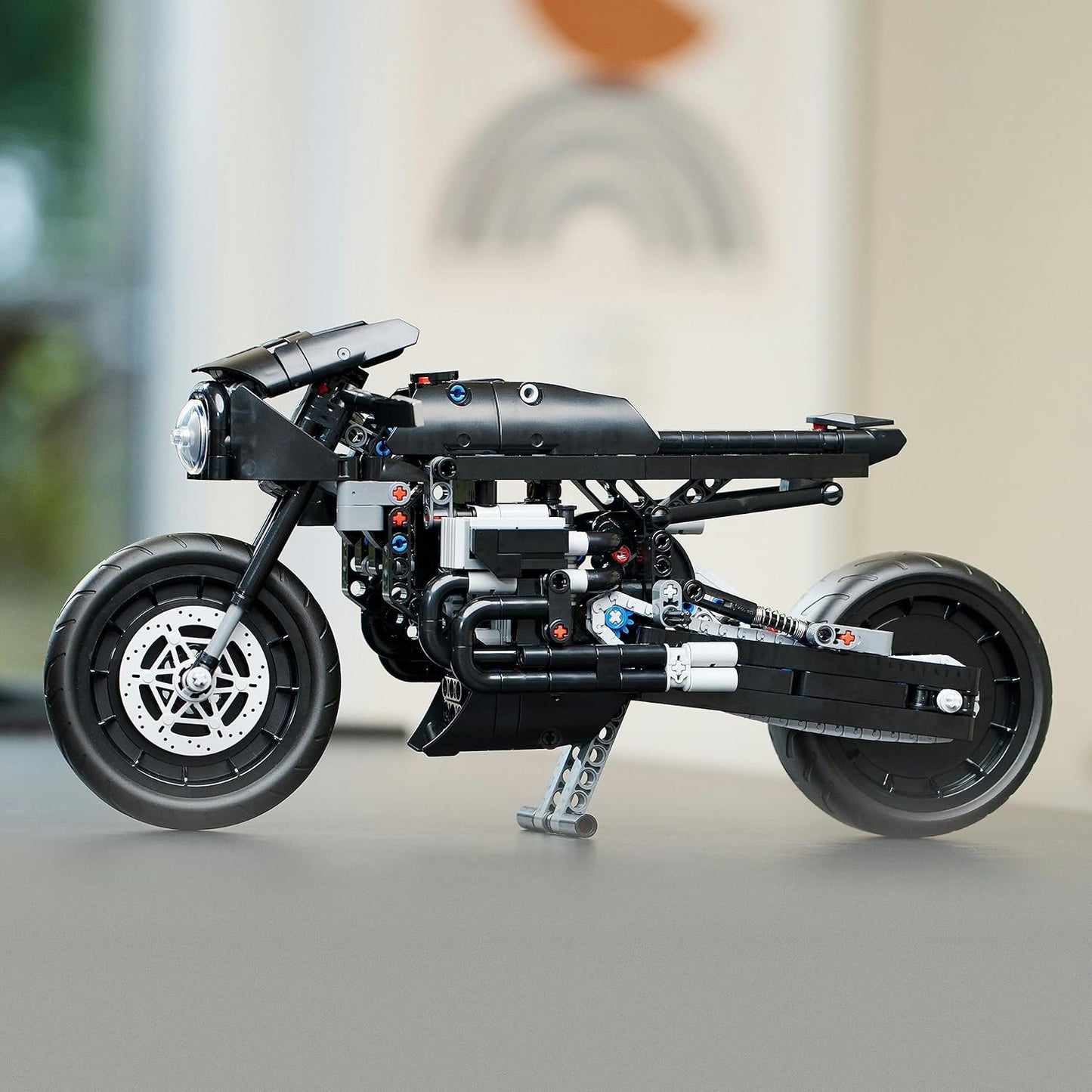 LEGO 42155 Technic The Batman BATCYCLE Set, Motorcycle Toy, Scale Model Kit of the Iconic Superhero Bike from the Movie 2022