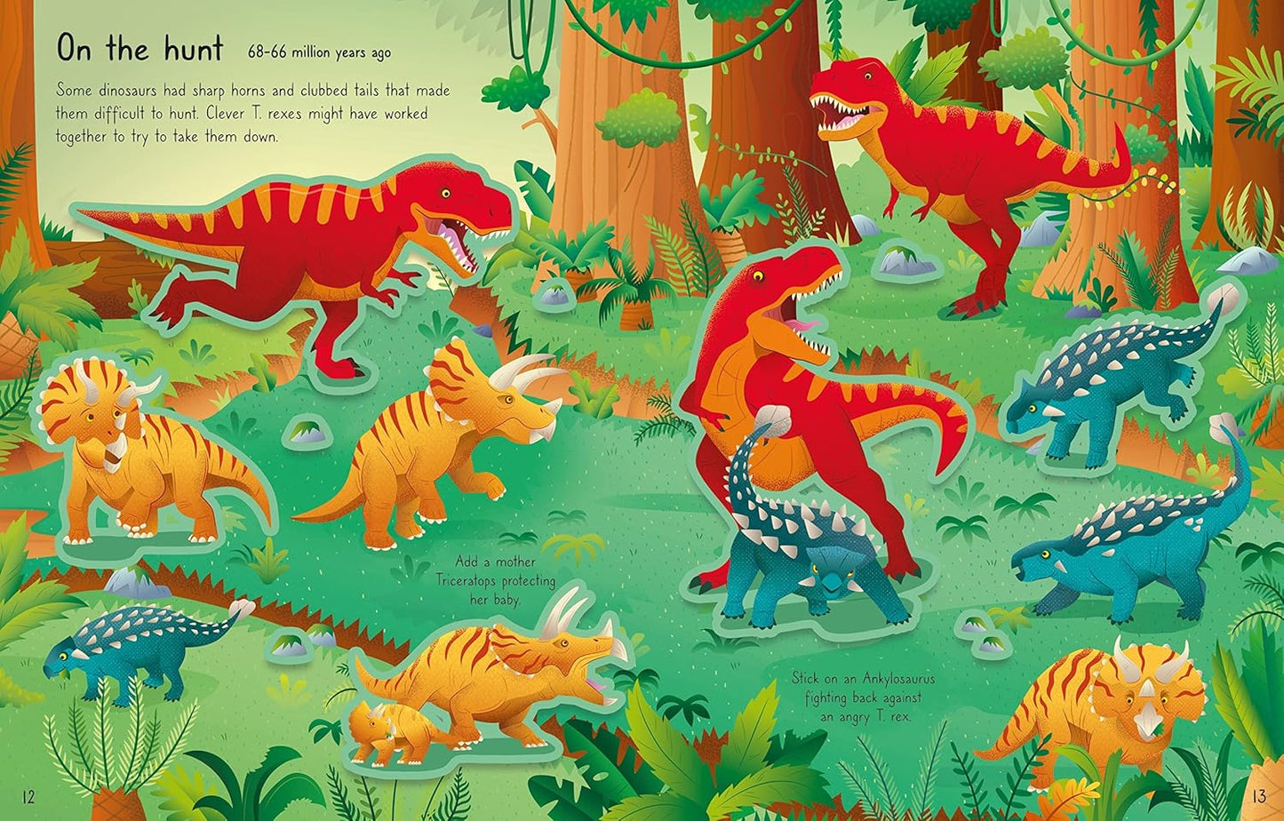 First Sticker Book T. Rex: and lots of other enormous dinosaurs (First Sticker Books)