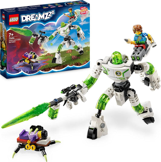 LEGO DREAMZzz 2-in-1 Mateo and Robot Z-Blob, Creative Adventure Toy Set with Robot Figure, Jayden and Mateo Mini Figures, Based on the TV Show, Toy for Children from 7 Years 71454