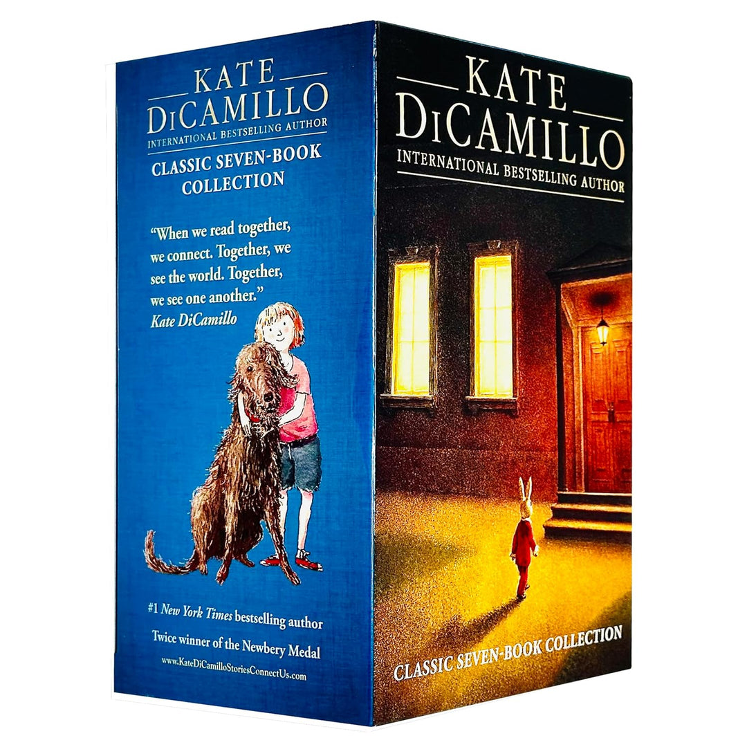 Kate Dicamillo Collection 7 Books Box Set (The Miraculous Journey of Edward Tulane, Magician's Elephant, Tiger Rising, Beatryce Prophecy, Because of Winn-Dixie, Tale of Despereaux & Flora & Ulysses)