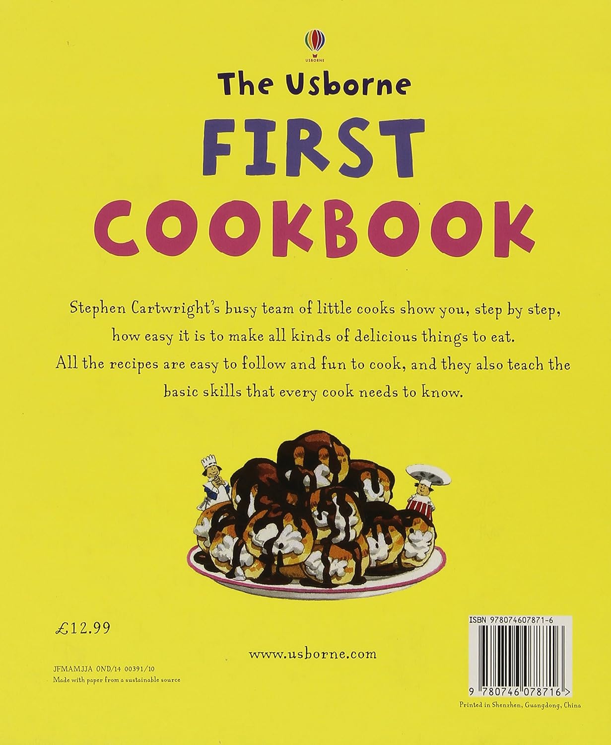 First Cookbook (Usborne First Cookbooks): 1