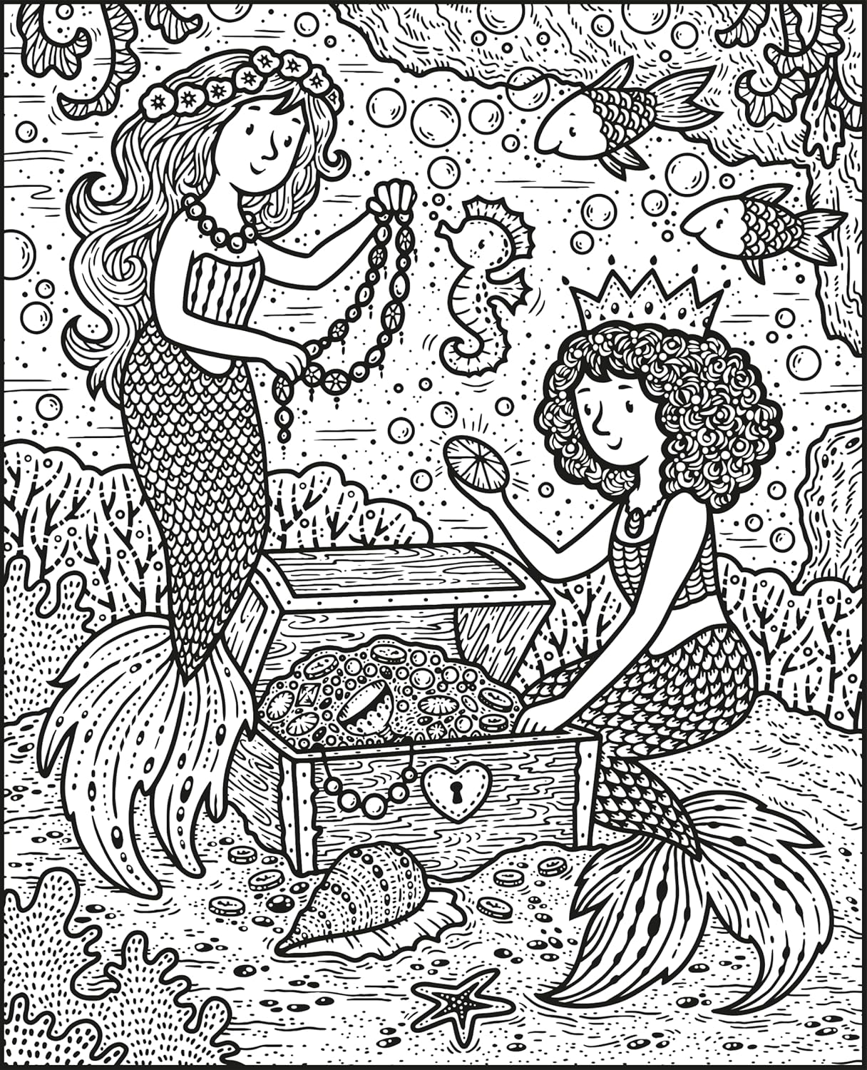 Magic Painting Mermaids: 1 (Magic Painting Books)