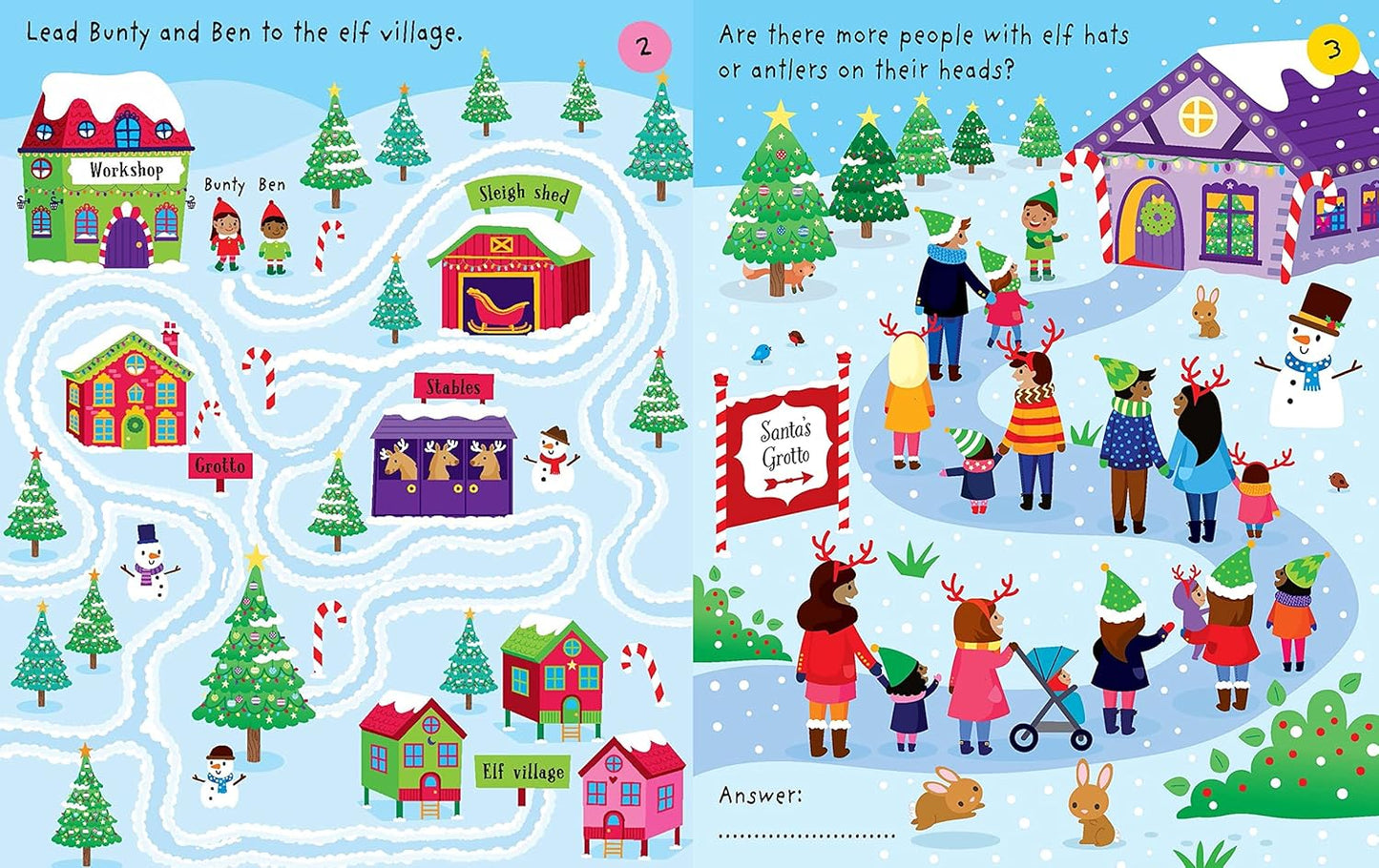 Little Children's Christmas Activity Pad (Little Children's Puzzles)