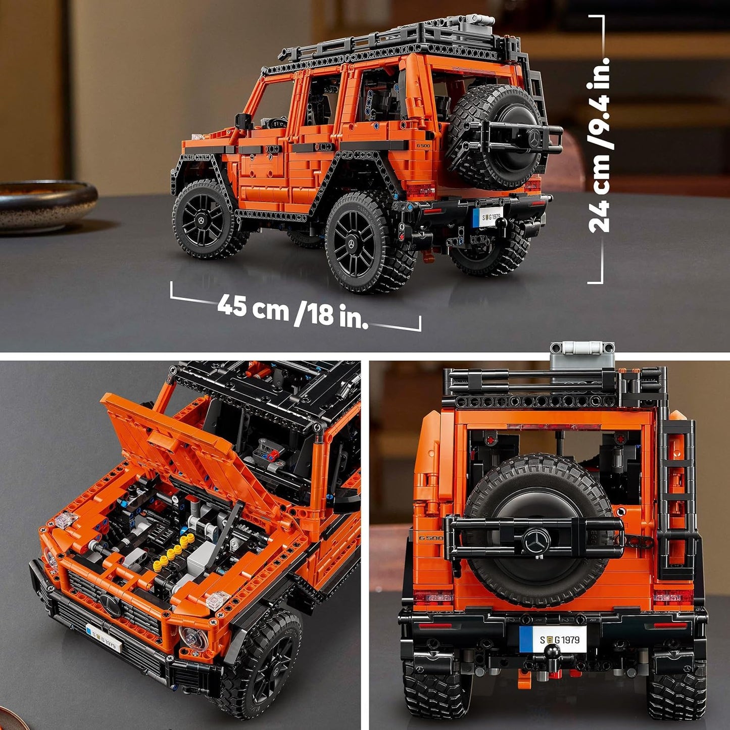 LEGO Technic Mercedes-Benz G 500 Professional Line Construction Kit with G-Class Car Model, Gift for Adults, Luxury Off-Road Vehicle Set, Mercedes Collectible, Toy Car 42177