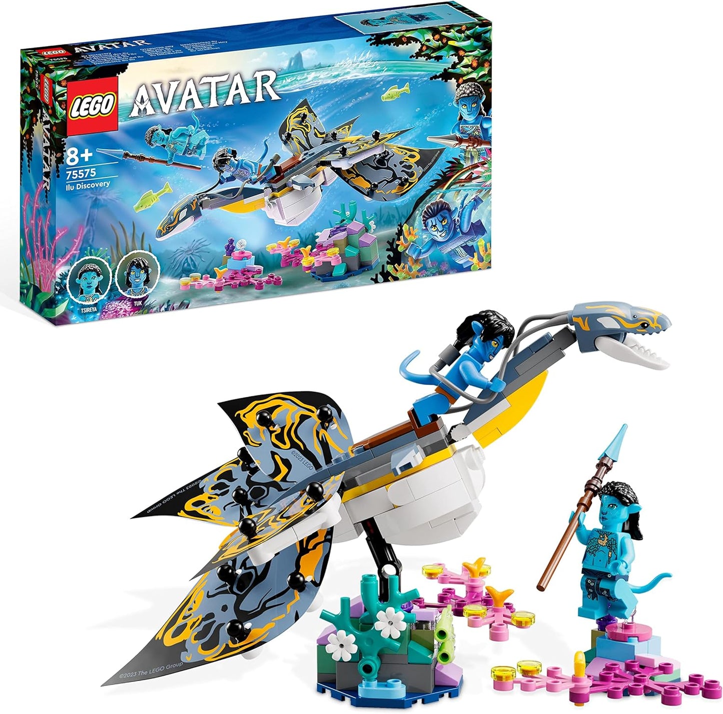 LEGO Avatar Discovery of the Ilu, The Way of Water Buildable Toy with Underwater Figure, Pandora Collection Set for Children and Film Fans from 8 Years 75575