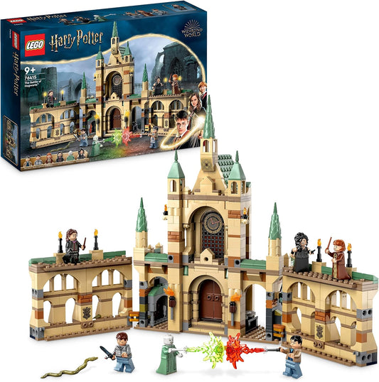 LEGO Harry Potter The Battle for Hogwarts, Castle Toy for Building and Standing with Mini Figures such as Molly Weasly, Voldemort and Many More, Gift for Children, Boys and Girls 76415