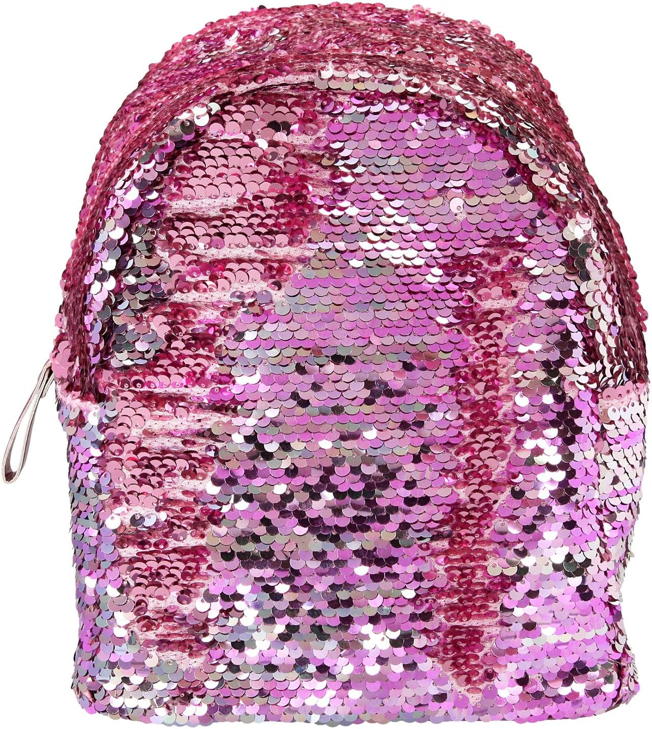 Depesche TOPModel 10476 Backpack with String Sequins, Rose, Multi-Coloured, multicoloured