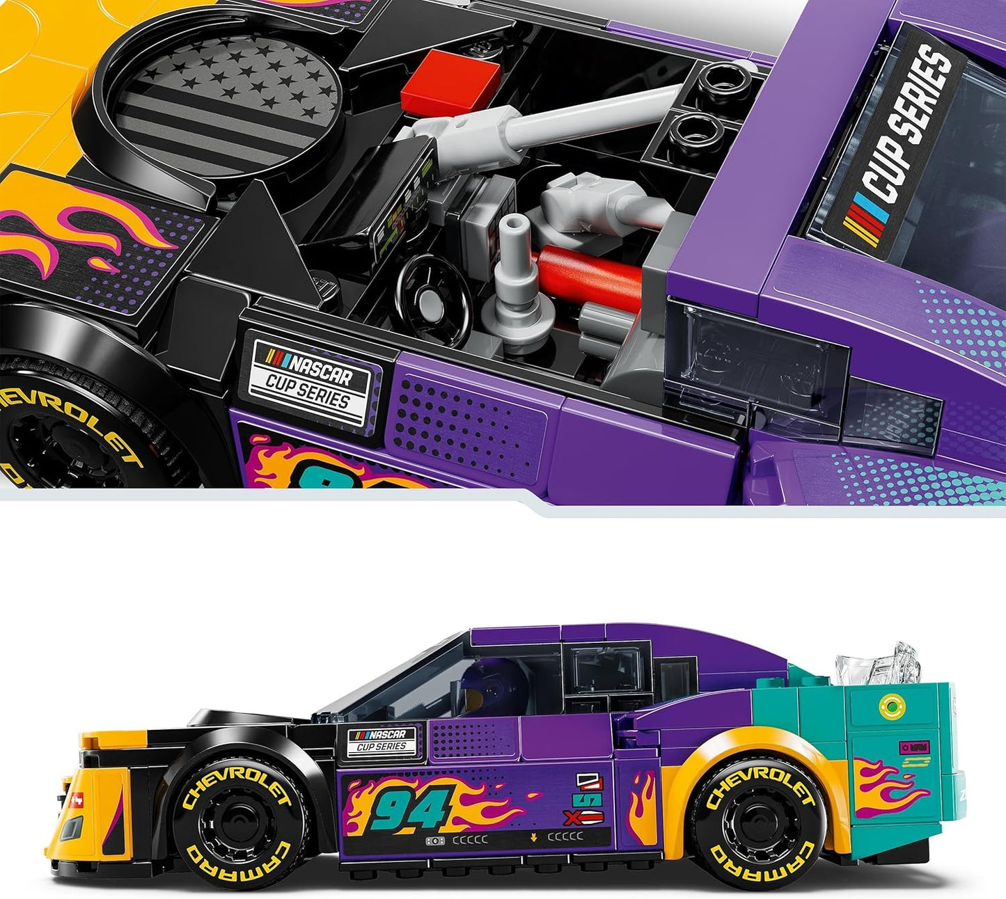 LEGO Speed Champions NASCAR Next Gen Chevrolet Camaro ZL1 Toy Car, Construction and Play Set with Racing Car, Gift for Boys and Girls from 9 Years, 76935