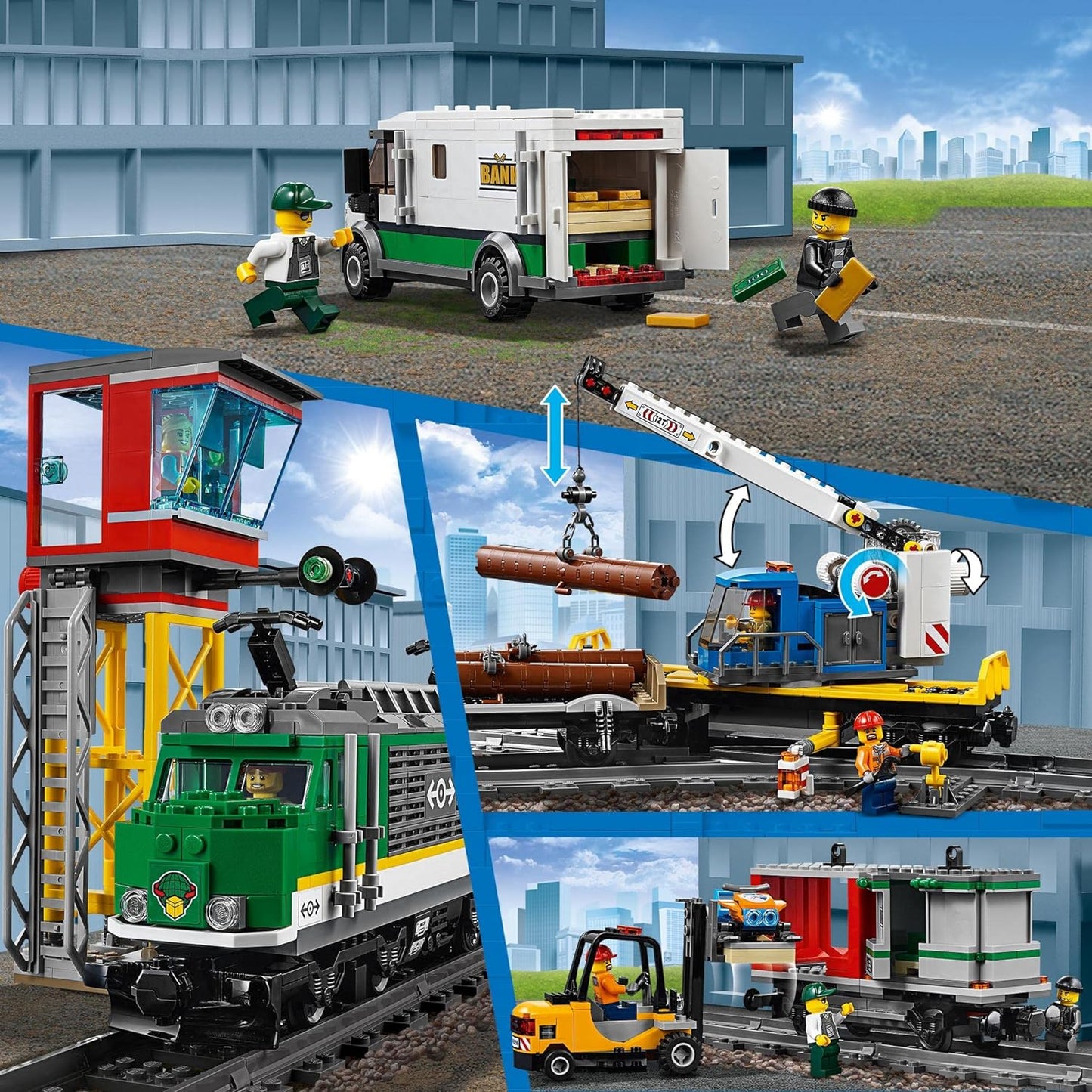 Lego City Freight Train (60198), Single, Colourful