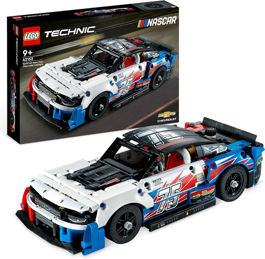 LEGO Technic NASCAR Next Gen Chevrolet Camaro ZL1 Model Car Kit, Racing Vehicle Toy, Collectible Motorsport Kit, Car Gift 42153