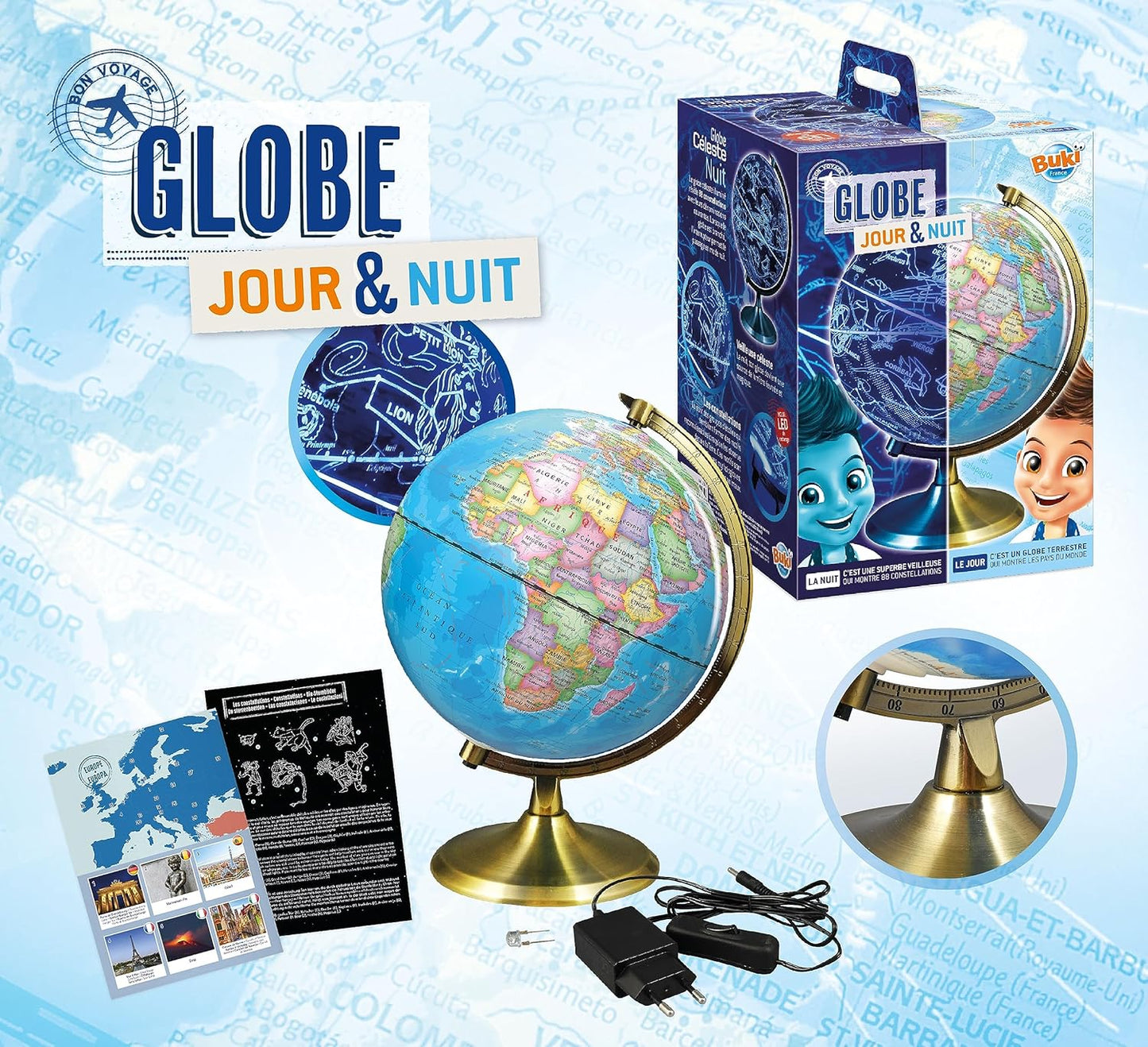 Buki 7345FR Day and Night Globe