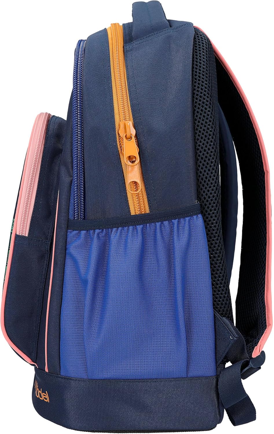 Depesche 12565 TOPModel City Girls School Backpack in Dark Blue with Model Motif, School Bag with Adjustable Straps and Pendant