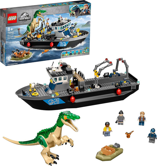 LEGO 76942 Jurassic World Escape of the Baryonyx