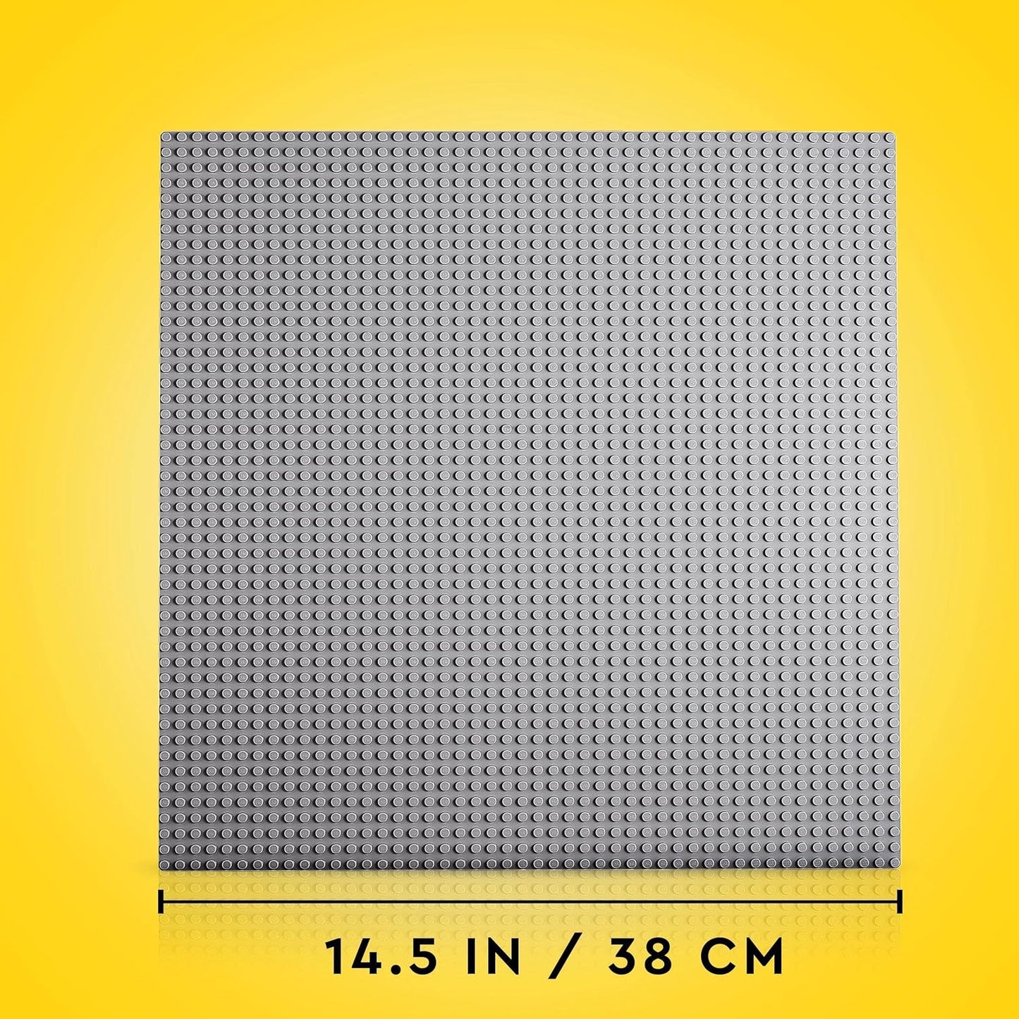 LEGO 11024 Classic Grey Building Plate, Square Base Plate with 48 x 48 Nubs as a Base for Constructions and Other Sets