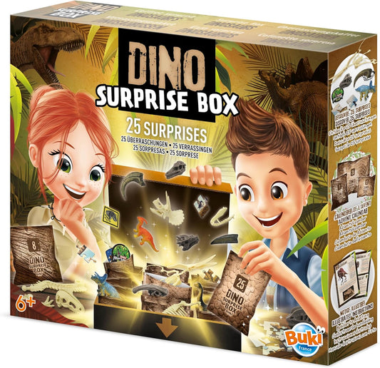 Buki France 2135 Dinosaur Dino Surprise Box, Multi-Colour