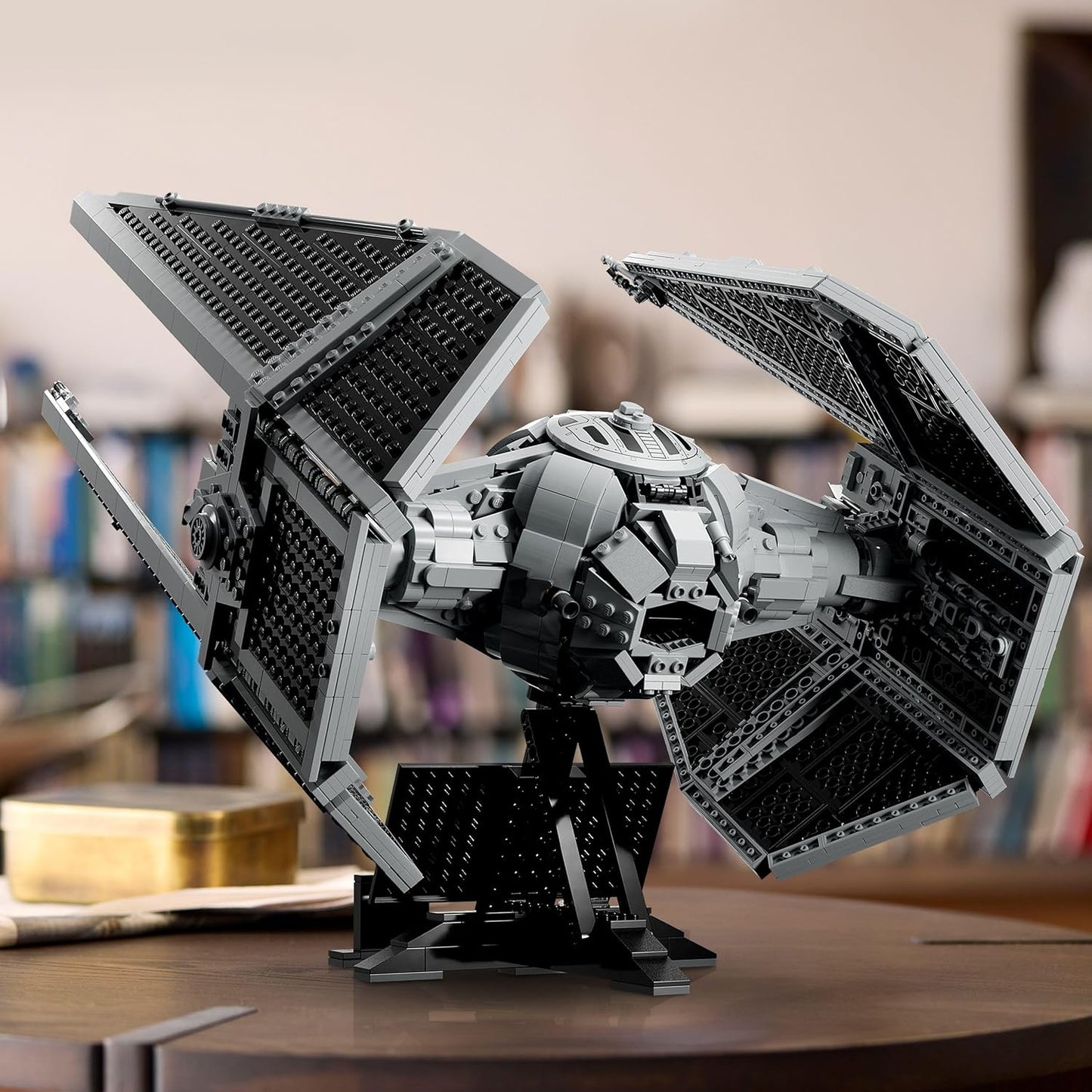 LEGO Star Wars TIE Interceptor, Ultimate Collector Series, Adult Creative Building Kit, Star Hunter Stones, Gift for Fans, Collectible UCS Set 75382