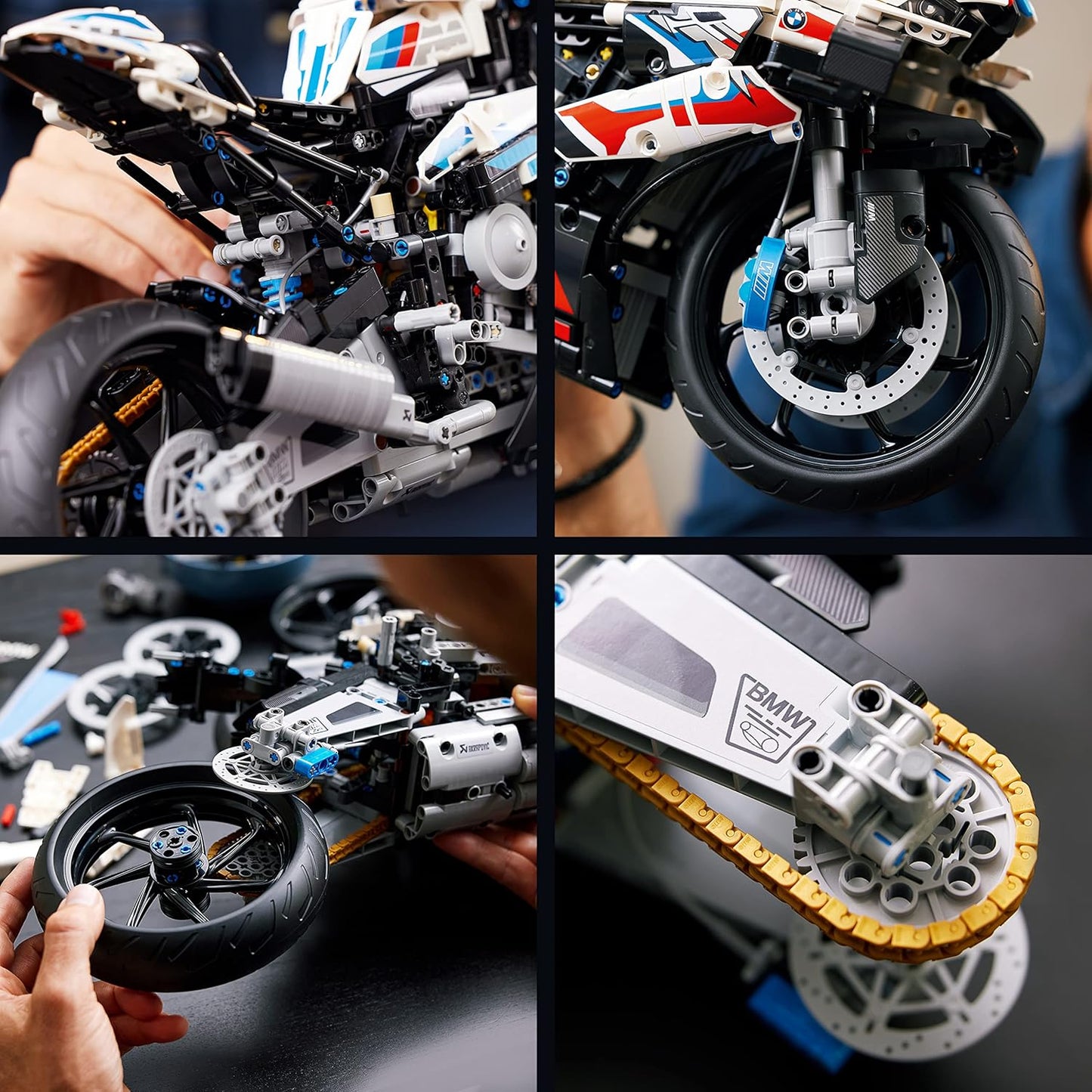 LEGO Technic BMW M 1000 RR Motorcycle Model, Model Kit for Adults, Gift for Crafts for Men and Women, Home or Office Decoration 42130