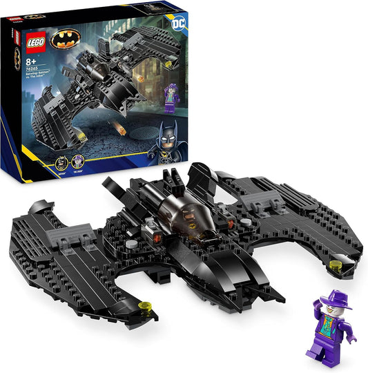 LEGO 76265 DC Batwing: Batman vs. The Joker, Iconic 1989 Movie Plane Toy with 2 Mini Figures, Classic Superhero Set, Birthday Gift for Kids, Boys, Girls