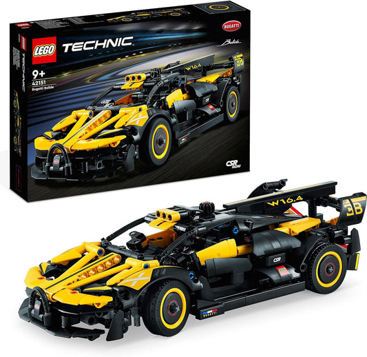 Lego 42151 Technic Bugatti Bolide, Car Model Kit, Sports Car Toy, Collectable Iconic Car Set, from 9 Years.