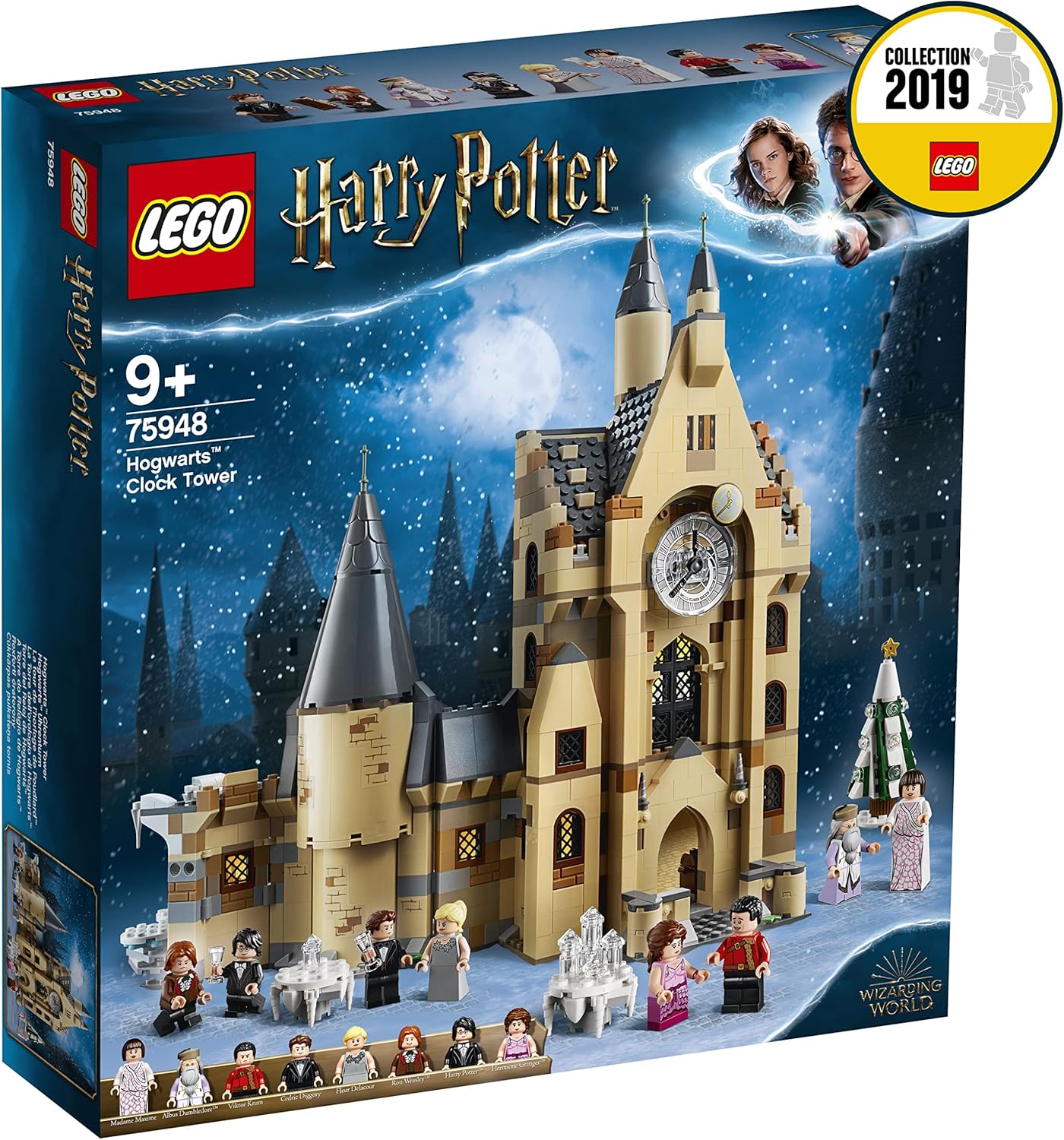 LEGO 75948 Harry Potter Hogwarts Castle Clock Toy, Compatible with Great Hall and Whomping Willow Sets