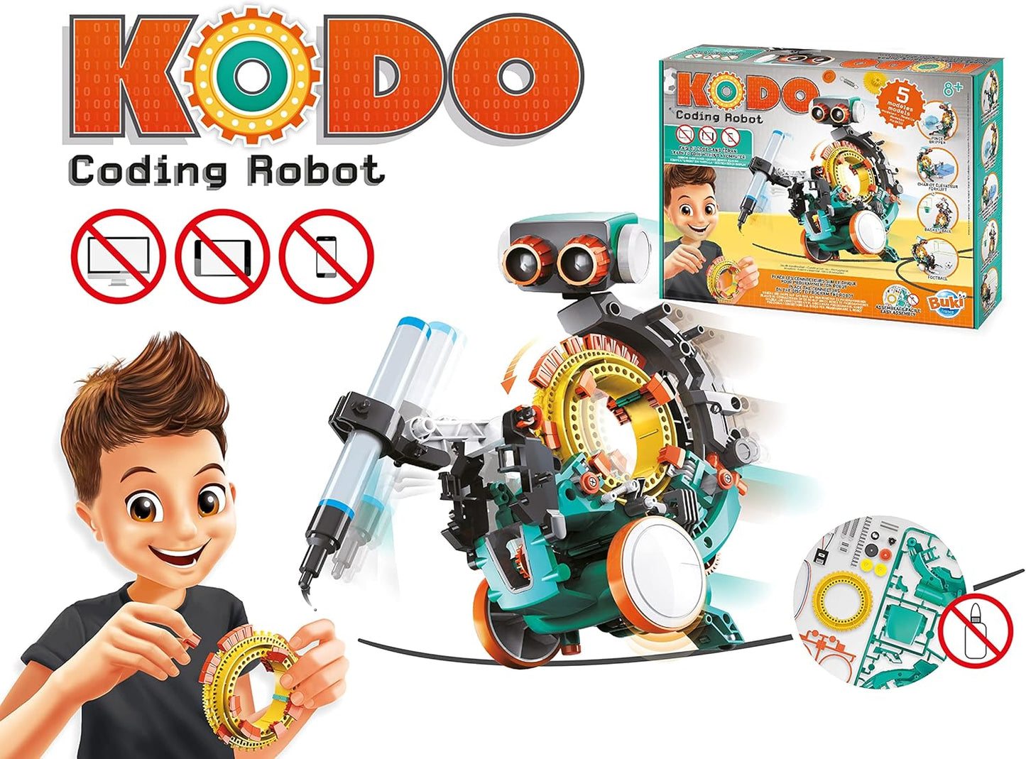 Buki 7507 Robot Kodo, Multi-Colour