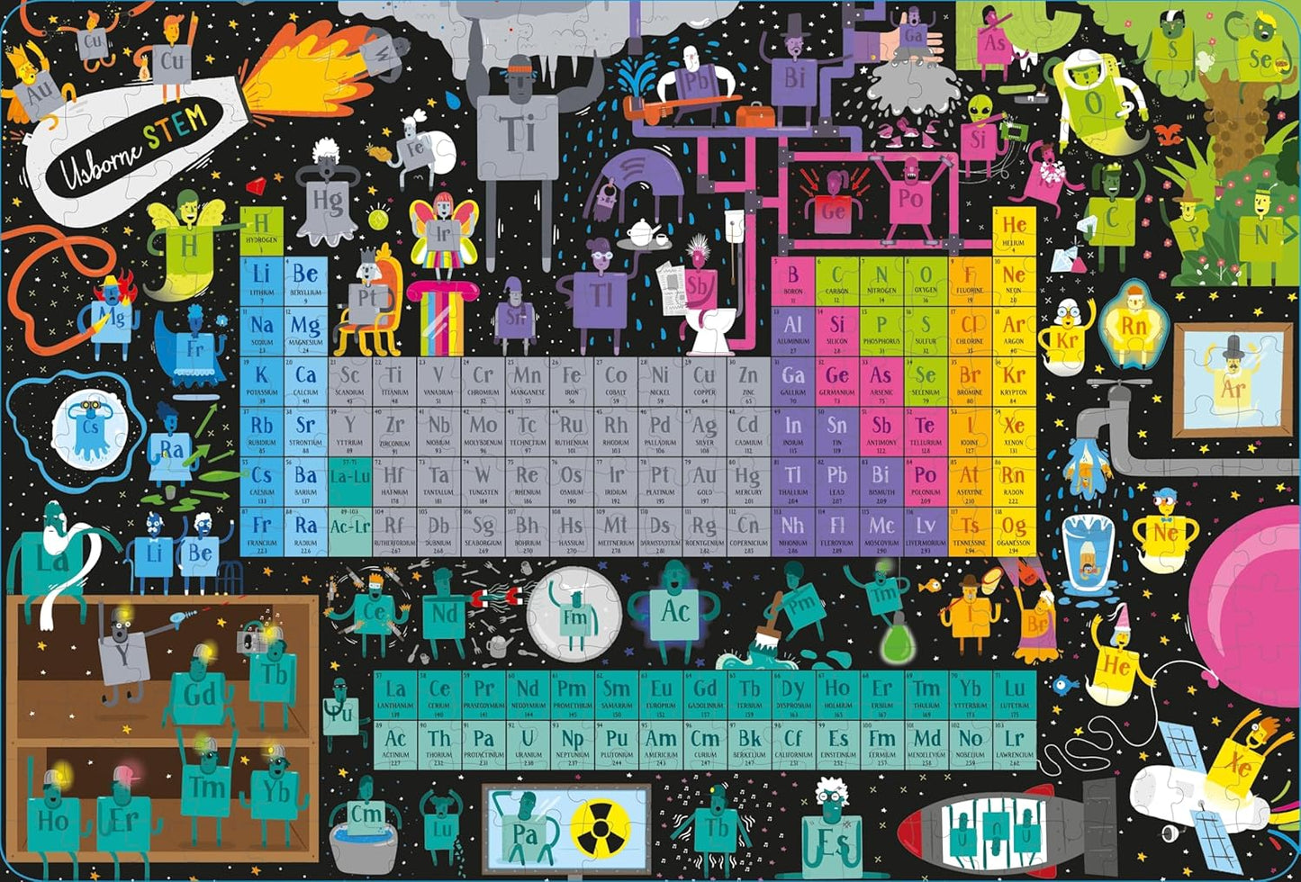 Usborne Book and Jigsaw The Periodic Table