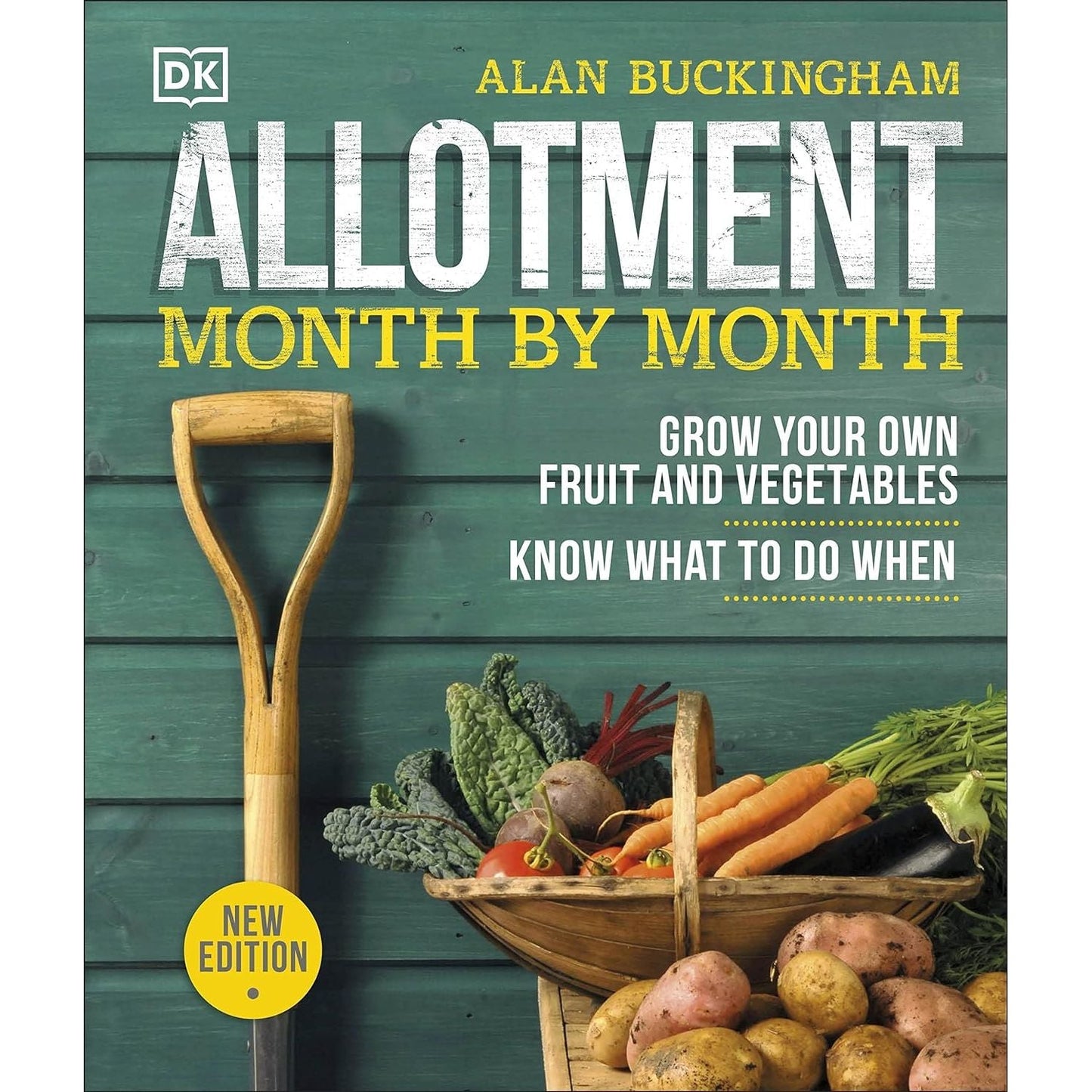 RHS Gardening Through the Year By Ian Spence & Allotment Month By Month By Alan Buckingham 2 Books Collection Set