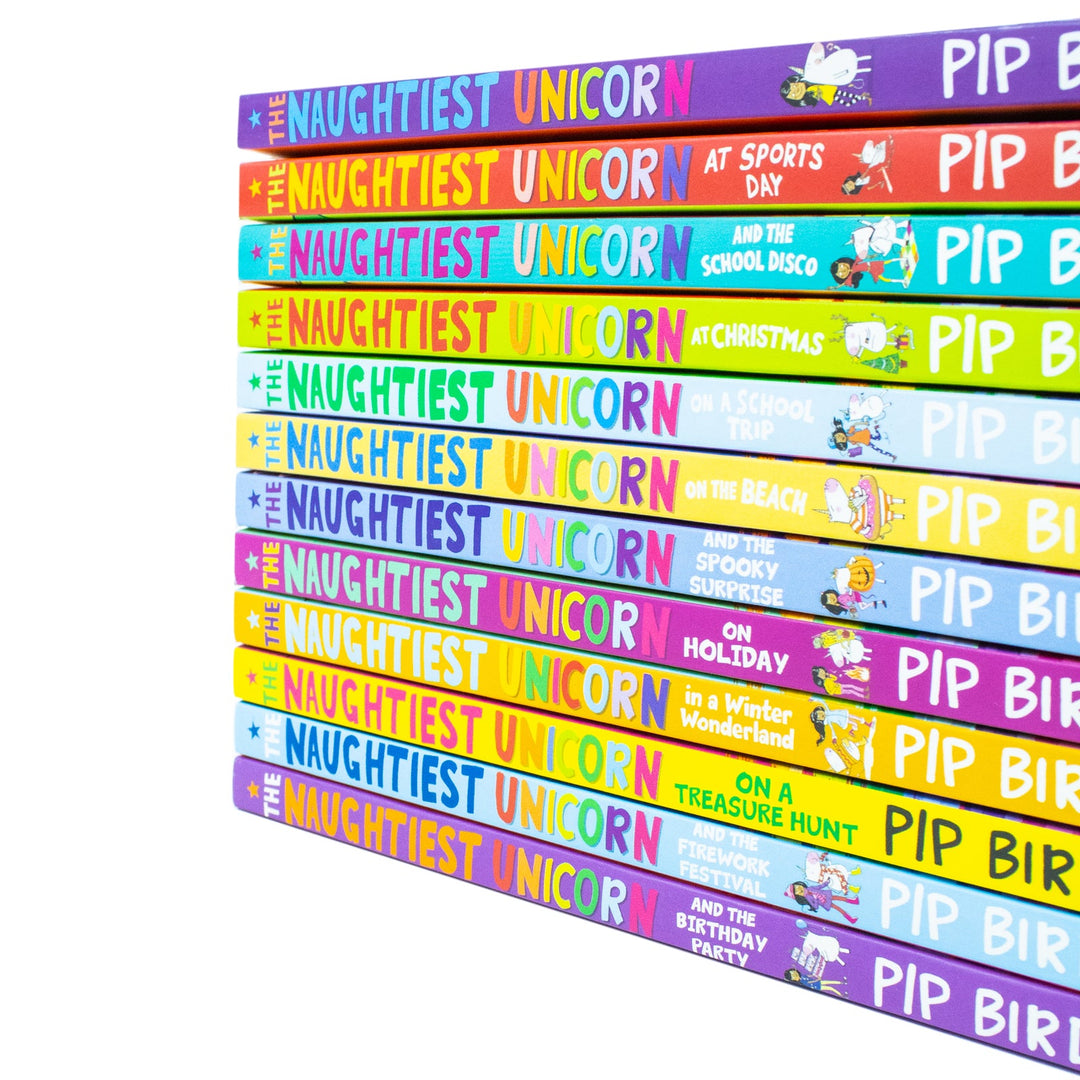 The Naughtiest Unicorn Series 12 Books Collection Set By Pip Bird