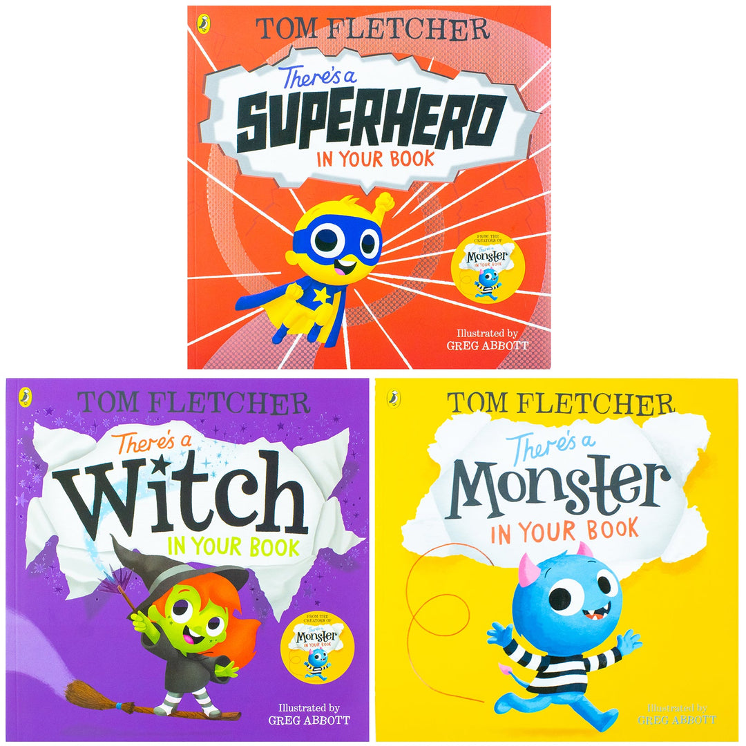 Who's in Your Book Series ? By Tom Fletcher Collection 3 Books Set(Unicorn, Witch, Superhero)