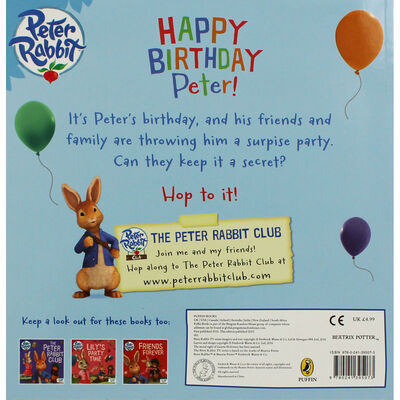 Peter Rabbit: Happy Birthday Peter!